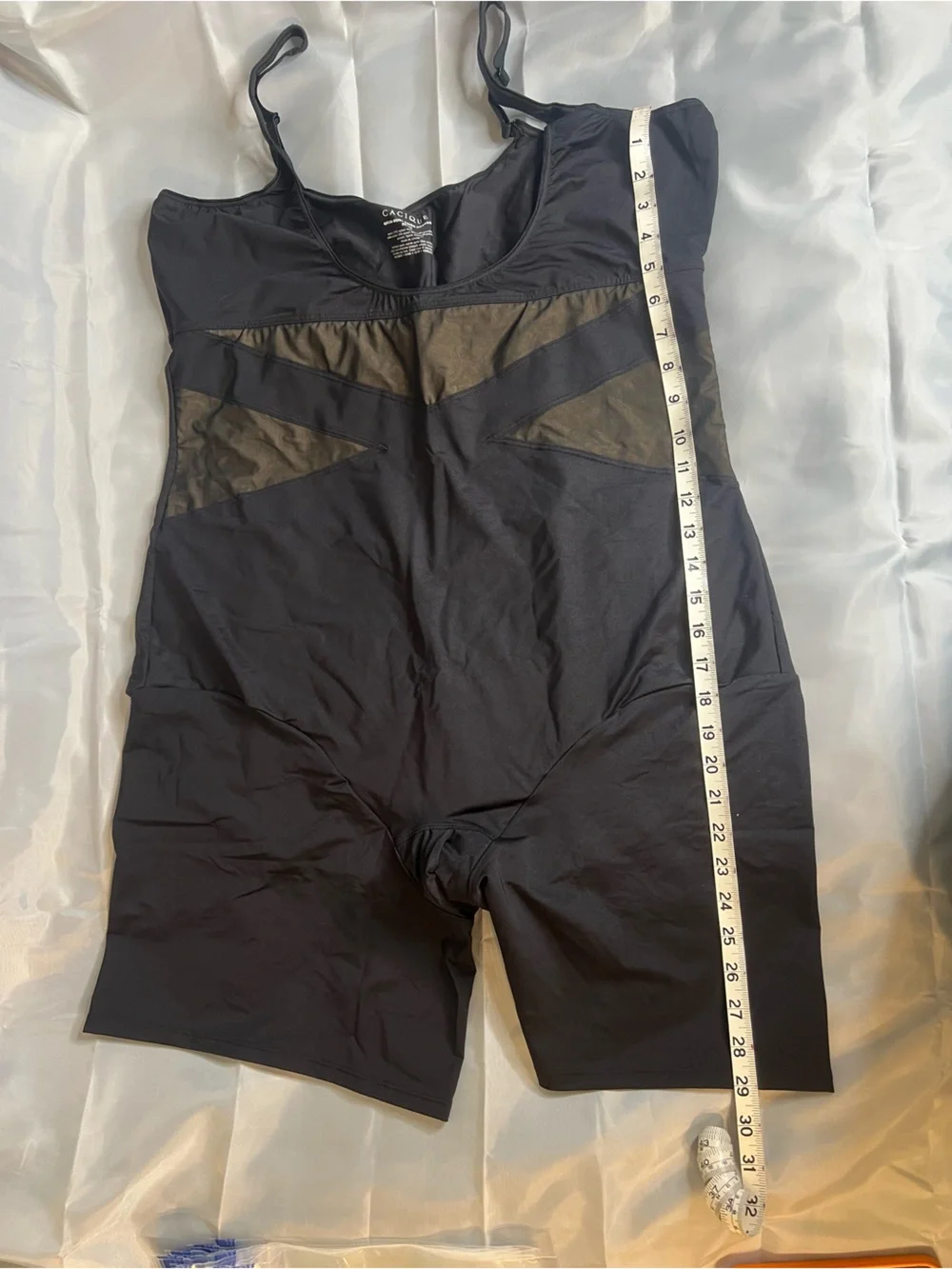 Cacique by Lane Bryant Open-Bust Thigh Shaper – Black – Size 26/28 (4X) NWOT